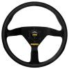 Volant Momo Modell 78 320mm - černý/černý - semiš