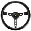 Volant Momo Prototipo 350mm - černý/černý - kůže