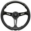 Volant Momo Gotham 350mm - černý/černý - kůže