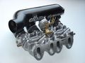 Víceklapkové sání Dbilas Dynamic VW Golf 3 / Vento / Corrado / Passat / Seat Ibiza 2.0 8V 85KW (2E)