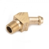 Fitinka 1/8"-NPT koleno 45° na hadici 6mm (1/4") - mosazná