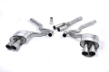 Catback výfuk Milltek Ford Mustang 2.3T EcoBoost Fastback (15-18) - verze bez rezonátoru - koncovky titanové Quad (Roush)