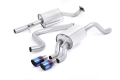 Catback výfuk Milltek Ford Fiesta Mk6 1.0T EcoBoost 100-140PS (13-17) - verze s rezonátorem - koncovka titanová modrá