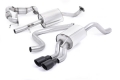 Turboback výfuk Milltek Ford Fiesta Mk6 1.0T EcoBoost 100-140PS (13-17) - verze s rezonátorem - koncovka černá