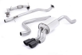 Turboback výfuk Milltek Ford Fiesta Mk6 1.0T EcoBoost 100-140PS (13-17) - závodní verze bez rezonátoru - koncovka černá
