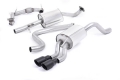Turboback výfuk Milltek Ford Fiesta Mk6 1.0T EcoBoost 100-140PS (13-17) - závodní verze s rezonátorem - koncovka černá