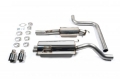 Catback výfuk Milltek Ford Fiesta Mk6 ST180 / ST200 1.6T EcoBoost (13-17) - závodní verze s rezonátorem - koncovka leštěná