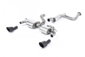 Catback výfuk Milltek Ford Focus Mk2 RS 2.5T 305PS (09-10) - verze s rezonátorem - koncovky černé