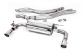 Catback výfuk Milltek BMW 2-Series F22 LCI M240i Coupe (15-19) - verze bez rezonátoru - koncovky leštěné