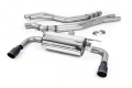 Catback výfuk Milltek BMW 2-Series F22 LCI M240i Coupe (15-19) - verze s rezonátorem - koncovky černé (homologace)