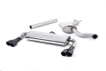 Catback výfuk Milltek Seat Leon 5F Cupra 280/290 2.0 TSI (14-) - verze s rezonátorem - koncovky černé Quad (homologace)