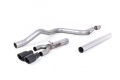 Catback výfuk Milltek Seat Leon 5F FR 1.4 TSI SC 5dv. (13-) - verze bez rezonátoru - koncovky černé