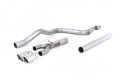 Catback výfuk Milltek Seat Leon 5F FR 2.0 TDI 150 SC 5dv. manual/DSG (13-) - verze bez rezonátoru - koncovka leštěná
