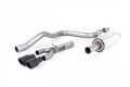 Catback výfuk Milltek Seat Leon 5F FR 2.0 TDI 150 SC 5dv. manual/DSG (13-) - verze s rezonátorem - koncovka černá (homologace)