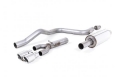 Catback výfuk Milltek Seat Leon 5F FR 2.0 TDI 150 SC 5dv. manual/DSG (13-) - verze s rezonátorem - koncovka leštěná (homologace)