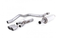 Catback výfuk Milltek Seat Leon 5F FR 2.0 TDI 150 SC 5dv. manual/DSG (13-) - verze s rezonátorem - koncovka titanová (homologace)