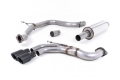 Catback výfuk Milltek Seat Leon 5F FR 2.0 TDI 184PS SC 5dv. manual/DSG (13-) - verze s rezonátorem - koncovka černá (homologace)