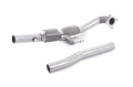 Downpipe se závodním katalyzátorem Milltek VW Golf 5 GTi 2.0 TFSI (04-09) - OEM výfuk