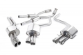 Catback výfuk Milltek Audi S8 D4 4.0 TFSI Quattro Tiptronic (13-) - verze s rezonátorem - koncovky titanové