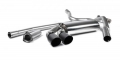 Downpipe back Milltek Audi Coupe UR Quattro 10v Turbo (89-91) - verze bez rezonátoru - koncovka černá