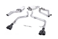 Catback výfuk Milltek Audi S5 B8 Coupe/Cabriolet 3.0 TFSI S-tronic (09-11) - verze bez rezonátoru Race - koncovky černé GT