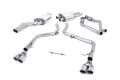 Catback výfuk Milltek Audi S5 B8 Coupe/Cabriolet 3.0 TFSI S-tronic (09-11) - verze bez rezonátoru Race - koncovky leštěné GT