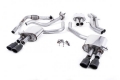 Catback výfuk Milltek Audi S5 B9 3.0 TFSI V6 Coupe/Cabrio bez sport. difer. (17-) - verze s rezonátorem - koncovky černé Oval (homologace)