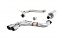 Catback výfuk Milltek Audi A3 8V 2.0 TDI 150PS 2WD MQB (13-) - verze s rezonátorem - koncovka titanová (homologace)