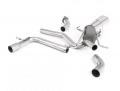 Front pipe back výfuk Milltek Suzuki Swift Sport 1.4 BoosterJet (18-) - verze s rezonátorem - koncovky titanové modré (homologace)