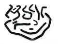 Silikonové hadice Roose Motosport Land Rover Defender TD4 130 2.2 TDCI (12-16) - pomocné vedení