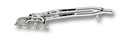 Lazené výfukové svody Supersprint Mercedes W208 CLK 200 136PS Coup/Cabrio (97-01)