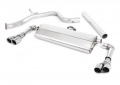 Catback výfuk Milltek Seat Leon 5F Cupra 300 2.0 TSI (18-) - verze bez rezonátoru - koncovky leštěné GT80