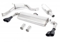 Catback výfuk Milltek Seat Leon 5F Cupra 300 2.0 TSI (18-) - verze s rezonátorem - koncovky černé GT80 (homologace)