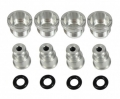 Adaptéry s hliníkovými vložkami na vstřikovače ProRacing na motory VAG 1.8T (small port heads)