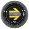 Tlačítko klaksonu Momo pro sportovní volant - černé/žluté