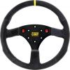 Volant OMP 320S 320mm - černý/černý - semiš 