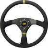 Volant OMP Velocitá 350mm - černý/černý - semiš