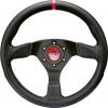 Volant Sparco R383 Champion 330mm - černý/červený - kůže