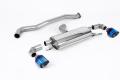 Particulate filter back výfuk Milltek Toyota Yaris GR 1.6T filtr OPF/GPF (20-) - verze bez rezonátoru - koncovky titanové modré