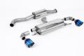 Particulate filter back výfuk Milltek Toyota Yaris GR 1.6T filtr OPF/GPF (20-) - verze s rezonátorem - koncovky titanové modré (homologace)