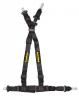 Bezpečnostní pás Schroth QuickFit 4-bodový černý - očko (E homologace) - levý