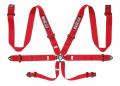 Bezpečnostní pás Sparco 04818RAC 3" 6-bodový červený - karabina (FIA homologace)