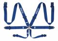 Bezpečnostní pás Sparco 04818RAC 3" 6-bodový modrý - karabina (FIA homologace)