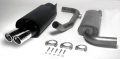 Catback výfuk Simons Volvo S40 / V40 Turbo 2.0T T4 (96-00) - homologace