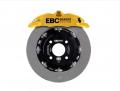 Přední a zadní brzdový kit 300mm EBC pro Ford Fiesta ST Mk6 2.0 150PS (04-08) - žlutá