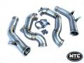 Downpipes s náhradami katalyzátorů MTC Motorsport Mercedes E-Klasse W213 E63 S AMG 4.0 twin-turbo V8 M177 (16-)