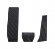Pedály ProRacing pro BMW X1 E84 / X3 E83 / F25 / X4 F26 / X5 E53 / E70 / X6 E71 / E72 / Z4 E85 / E86 / E89 bez loga - automatická převodovka - černé