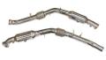 Downpipes s náhradami katalyzátorů TurboWorks Mercedes ML 320/400/450 W166 3.0 V6 bi-turbo M276 (12-15)