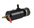 Oil catch tank - 2x vývod + filtr - objem 0,2l