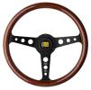 Volant Momo Heritage Line Indy 350mm - černý/dřevěný